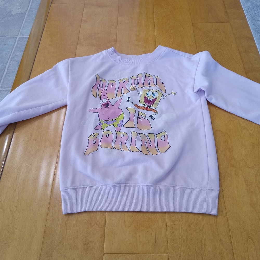 Pink girls sweater SpongeBob SquarePants - Picture 1 of 3